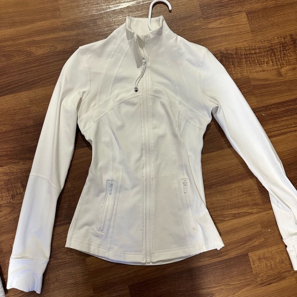 lululemon white define jacket